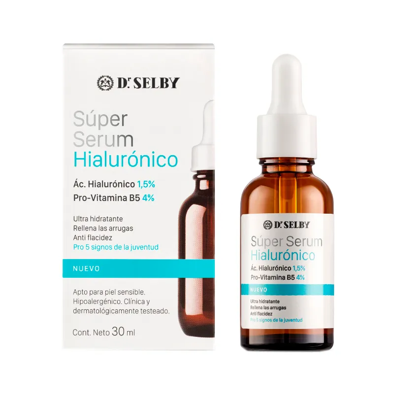 Super Serum Hialuronico Dr Selby - Cont. 30 mL