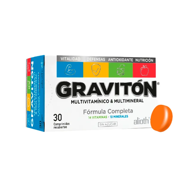 Graviton Multivitaminico y Multimineral Pharma Alioth - Cont.30 comprimidos