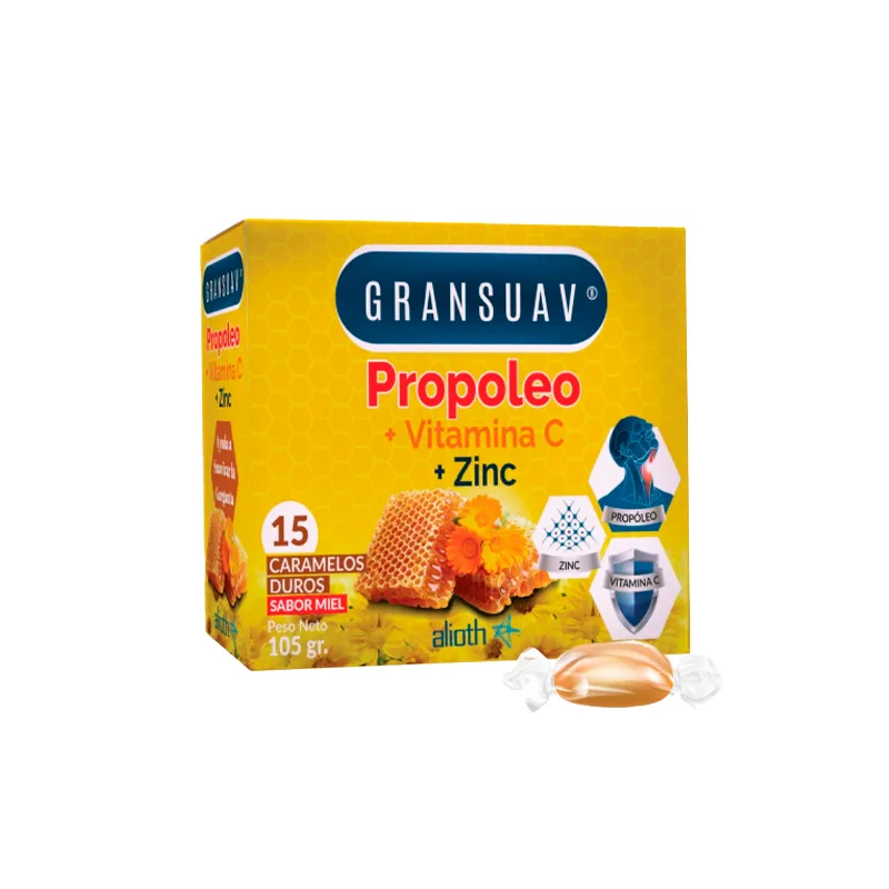 Gransuav Caramelos Duros Pharma Alioth - Cont.15 unidades