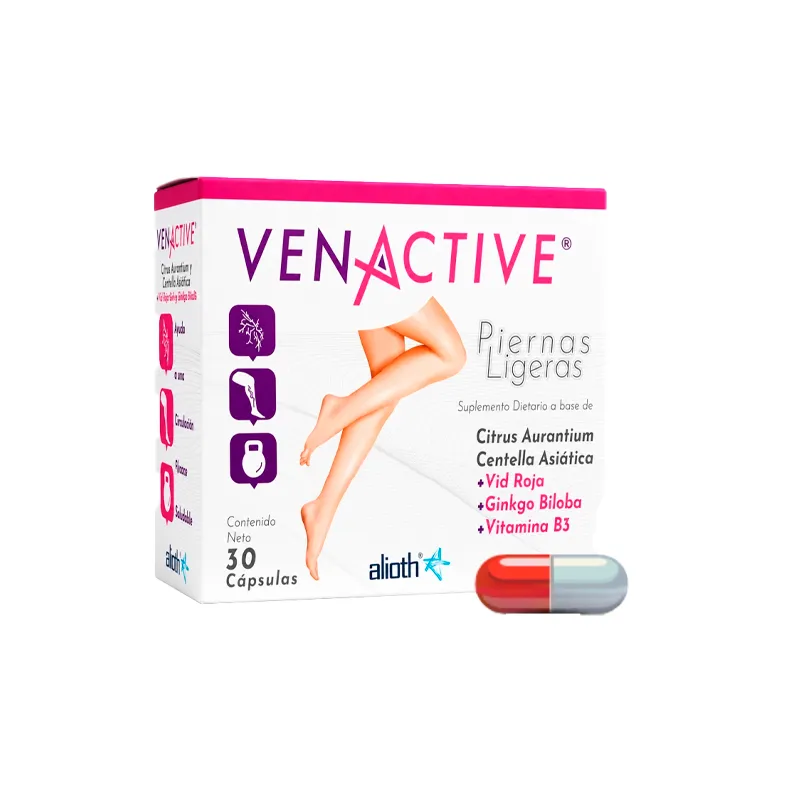 Venactive Piernas Ligeras Pharma Alioth - Cont.30 capsulas