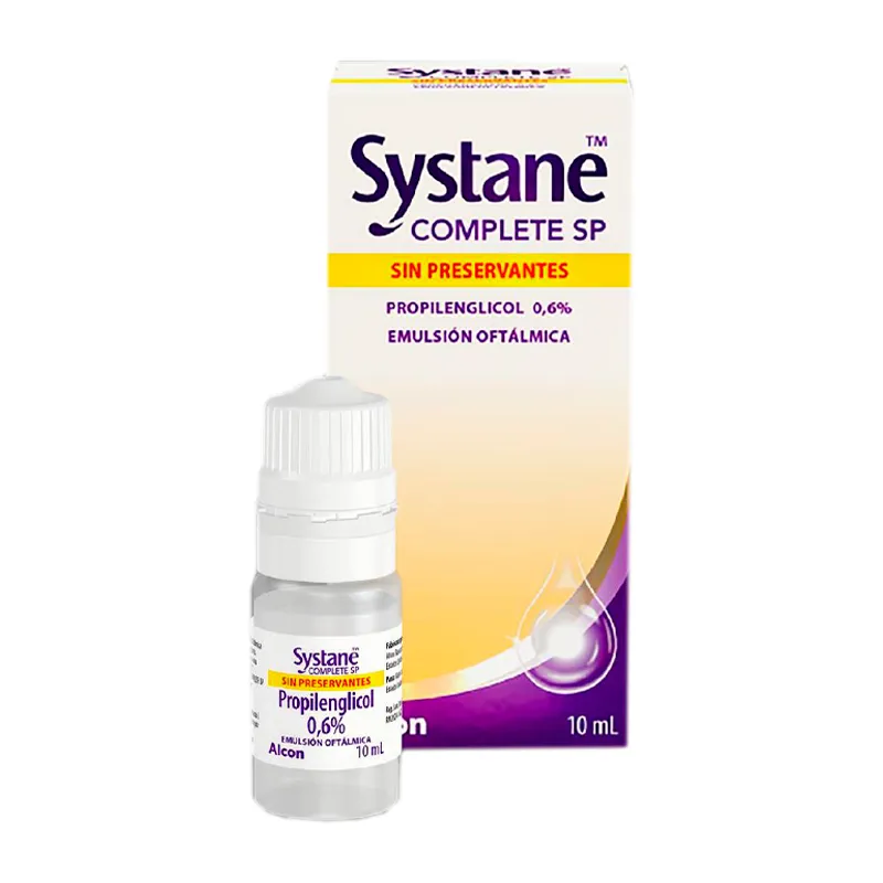 Systane Complete SP Propilenglicol 0,6% - Cont. 10 mL