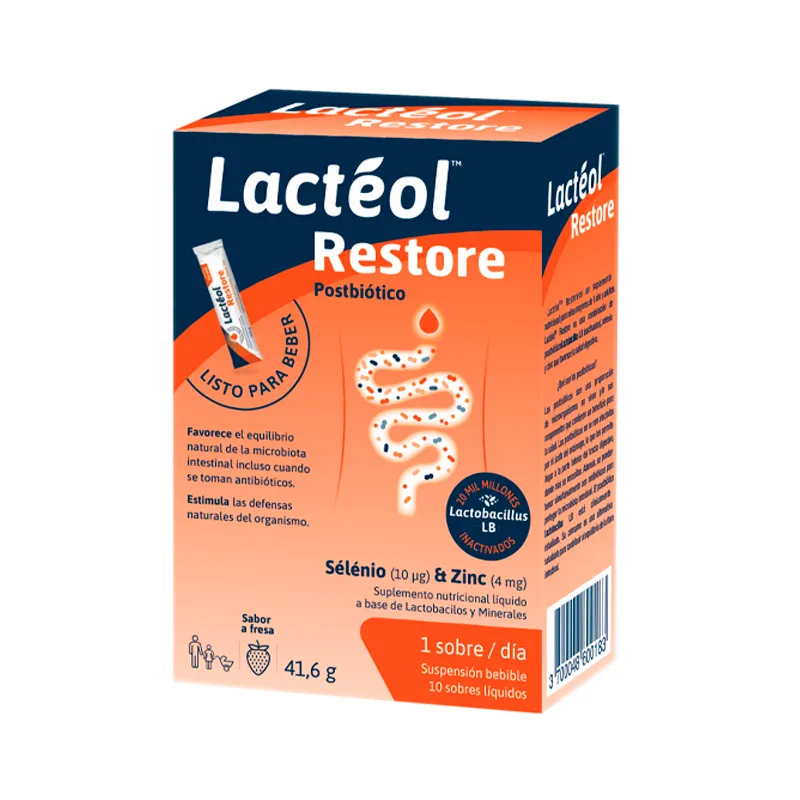 Lacteol Restore Bebible Postbiotico - Cont. 10 Sachets