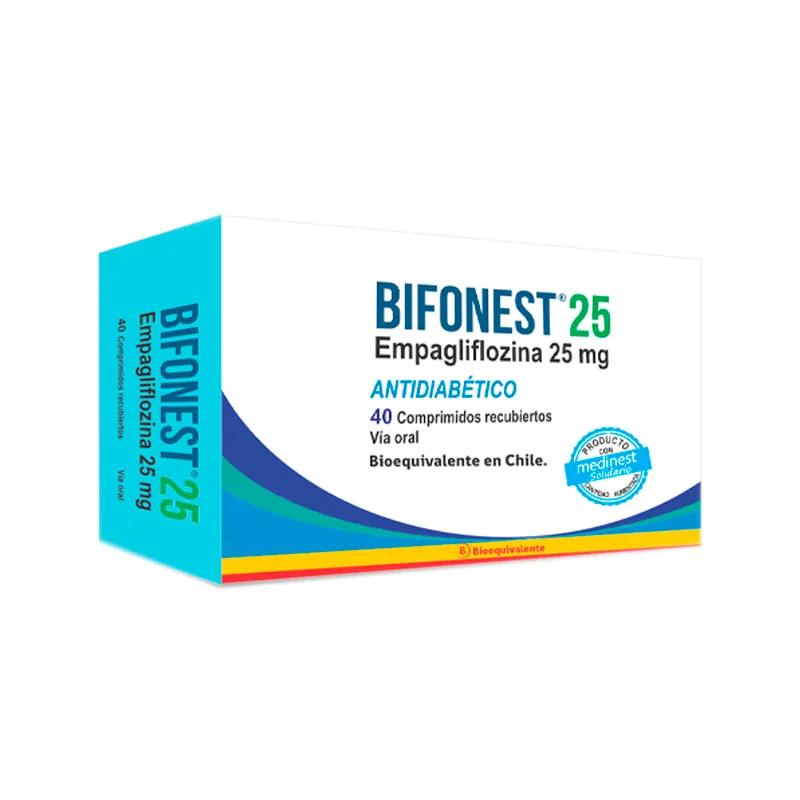Bifonest Empagliflozina 25 mg - Cont. 40 Comprimidos
