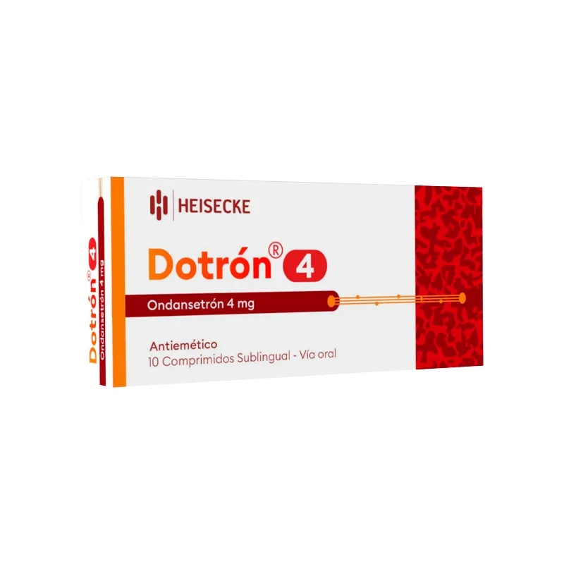 Dotron Ondansetrón 4 mg Heco Nacional - Cont.10 comprimidos