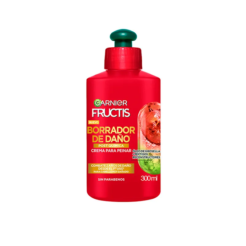 Crema para Peinar Borrador de Daño Fructis - Cont.300 mL