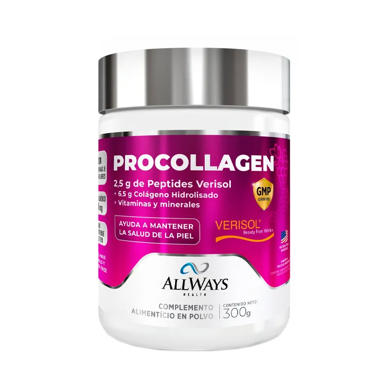 Suplemento Allways Procollagen Frutas Negras - Cont. 300 gr