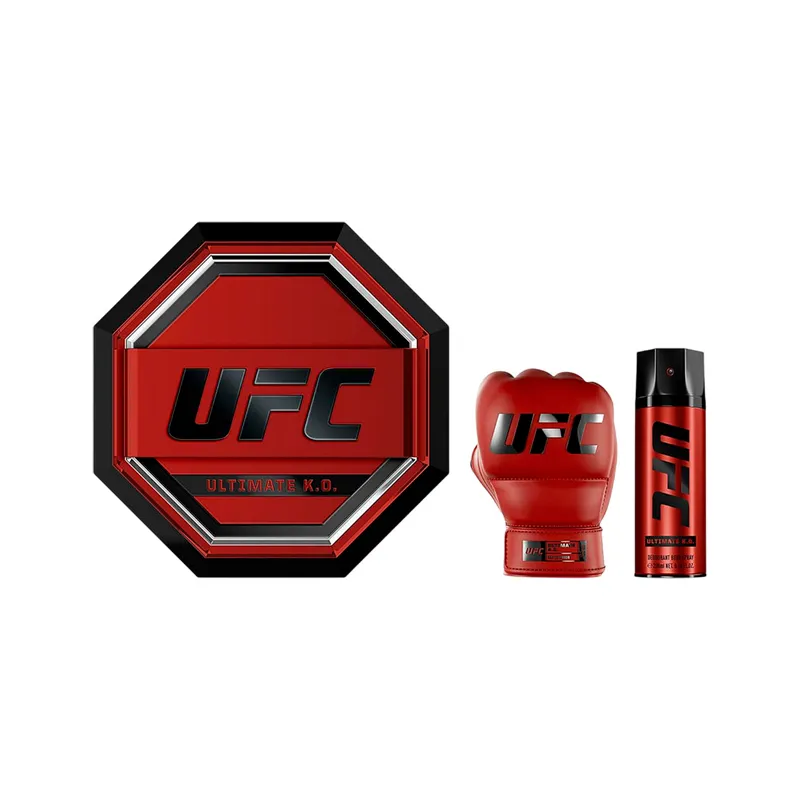 Set Ultimate K.O Eau de Parfum 100 mL + Body Spray 200 mL UFC