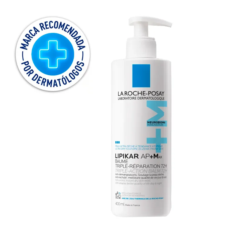 Balsamo Corporal Lipikar Baume AP+Max La Roche Posay - Cont.400 mL