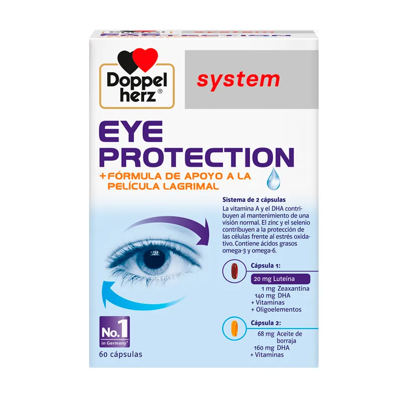 Doppelherz System Eye Protection - Cont. 60 Capsulas