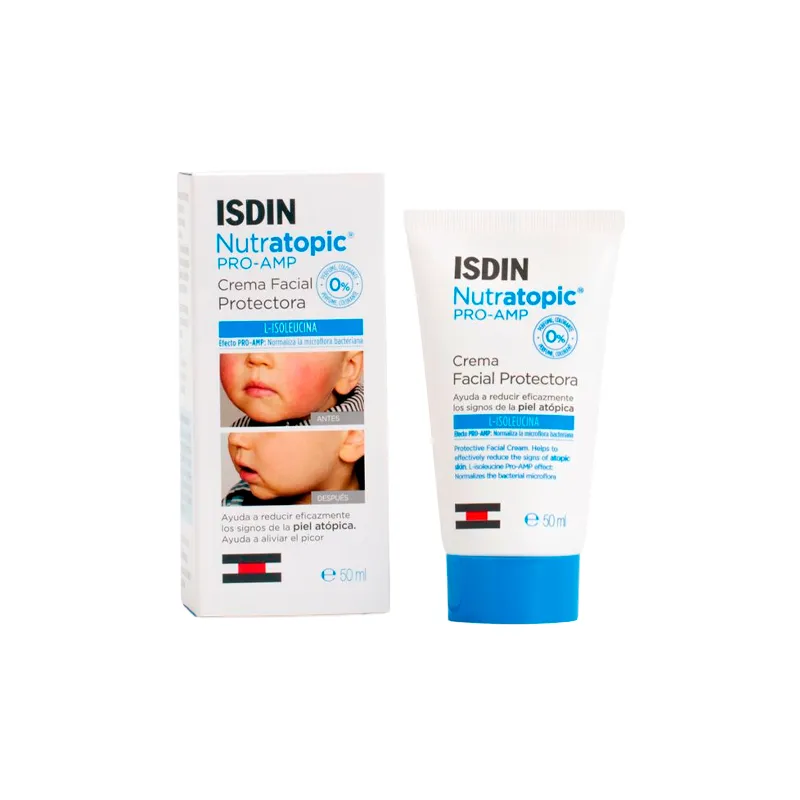 crema facial protectora nutratopic isdin . cont.50 ml