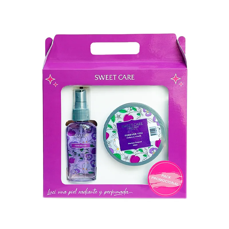 kit body splash forever you + manteca corporal sweet care