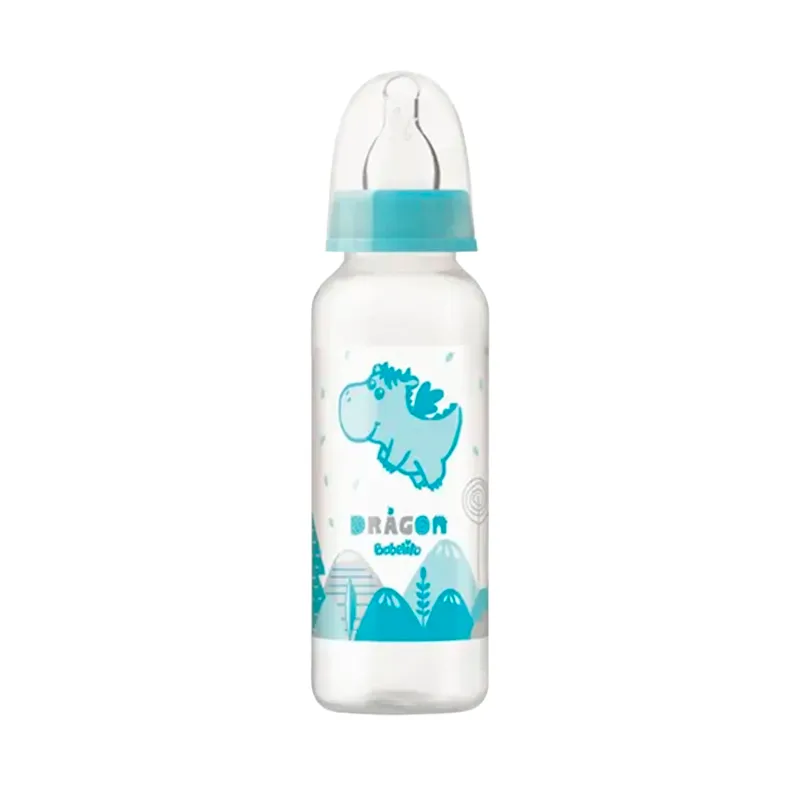 Biberon Tetina Silicona Tamaño 1 Celeste Babelito - Cont.250 mL