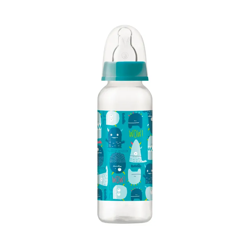 Biberon Tetina Silicona Tamaño 3 Celeste Babelito - Cont.250 mL
