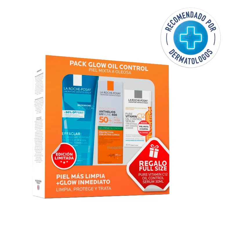 Pack  Glow Oil Control La Roche Posay