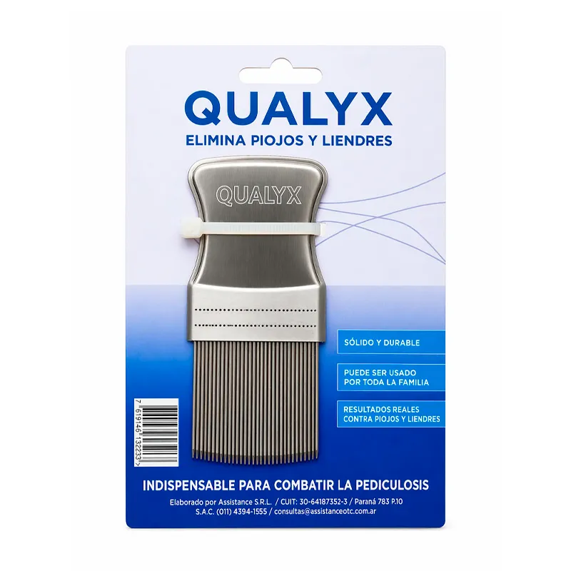Peine Para Piojos Assy Qualyx - Cont. 1 Unidad