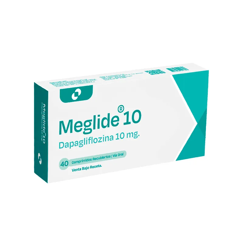 Meglide Dapagliflozina 10 mg - Cont. 40 Comprimidos
