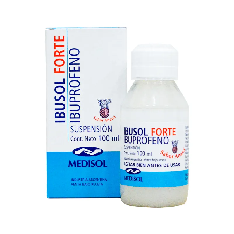 Ibusol Forte Ibuprofeno Pediatrico - Cont. 100 mL