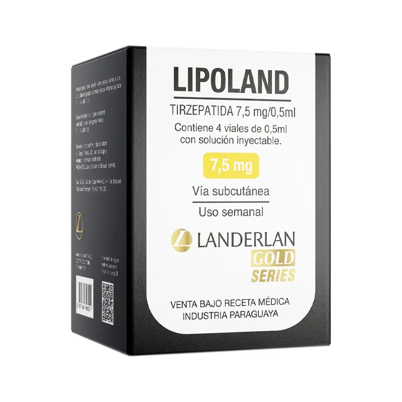 Lipoland Tirzepatida 7,5 mg/0,5 ml - Cont. 4 Viales