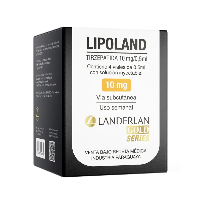 Lipoland Tirzepatida 10 mg/0,5 ml - Cont. 4 Viales