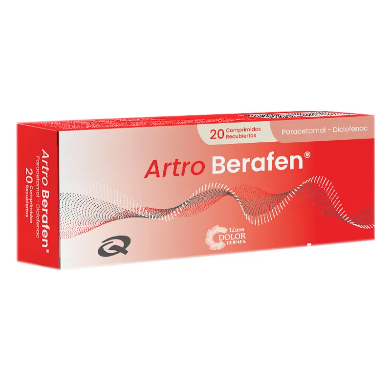 Artro Berafen Paracetamol 500 mg - Cont. 20 Comprimidos
