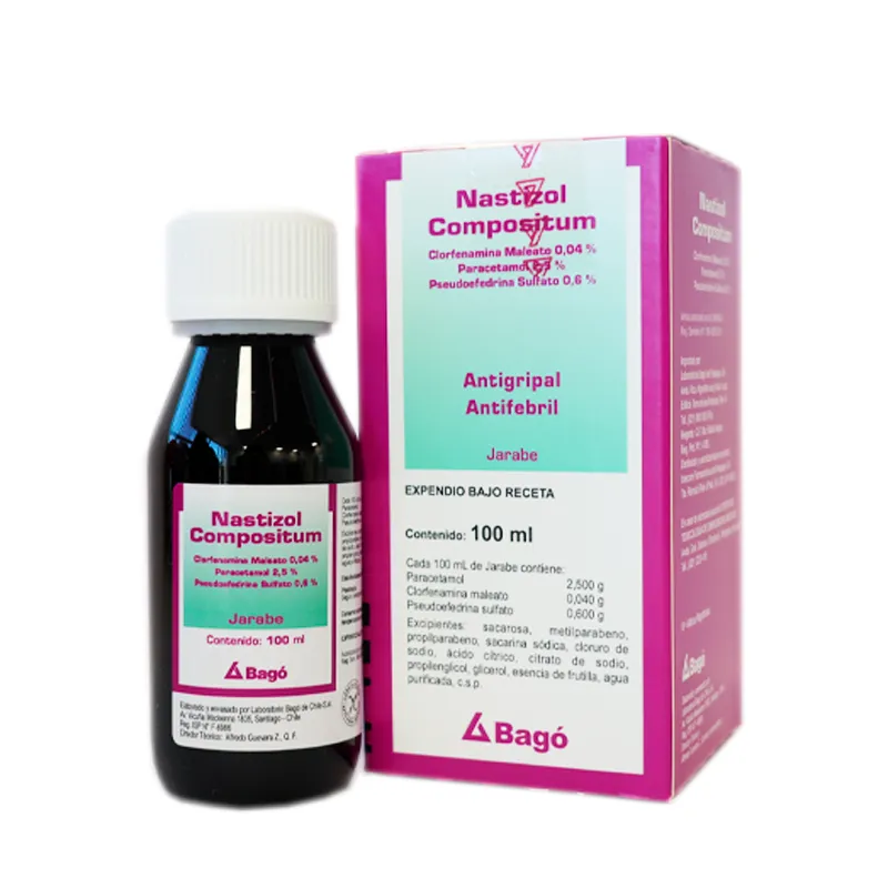 Nastizol Compositum Jarabe - Cont. 100 mL
