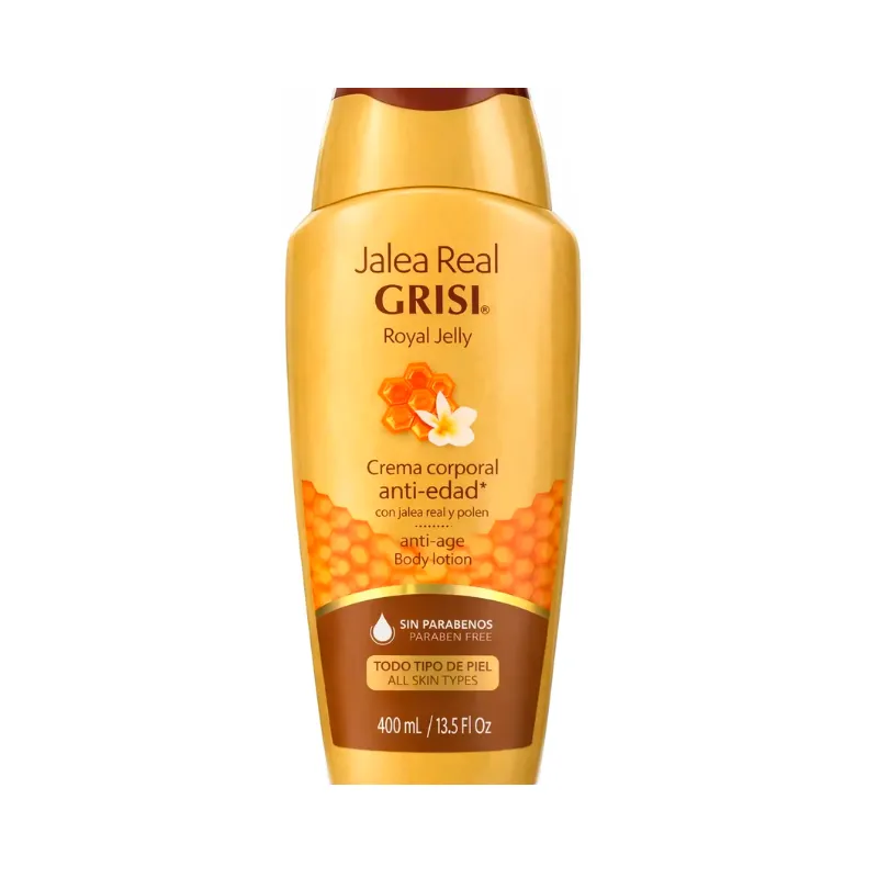 Crema Corporal Antiedad Jalea Real Grisi - Cont. 400 mL