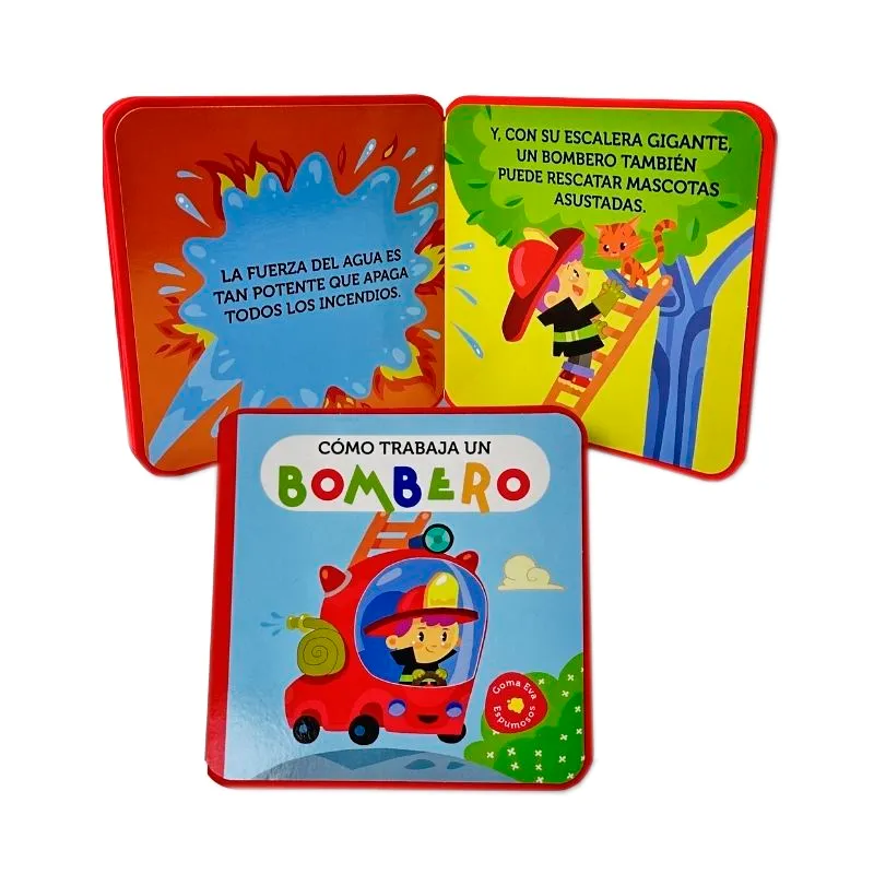 Libro Espumosos Como Trabaja Un Bombero El Grafico - 1 Unidad