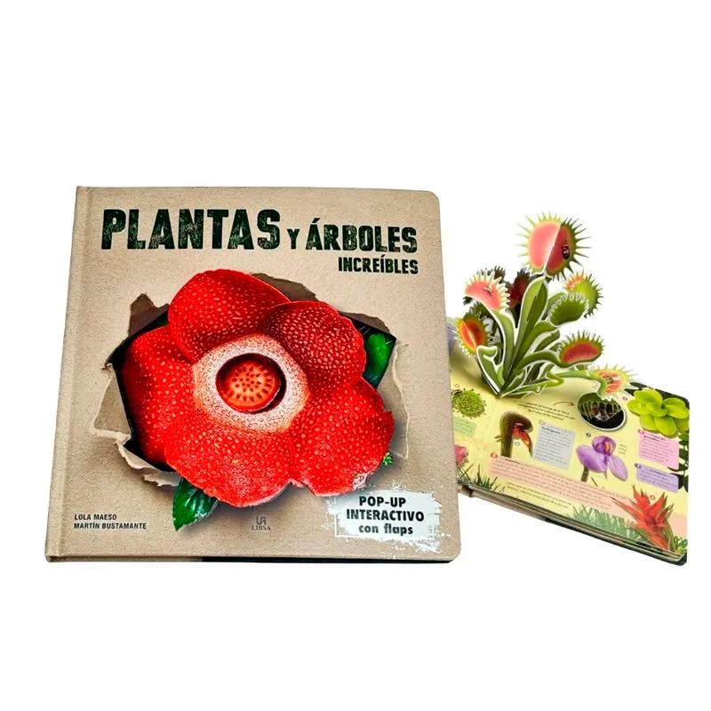 Pop Up Interactivo Plantas y Arboles El Grafico - 1 Unidad