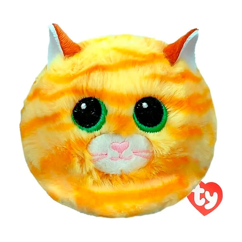Beanie Bouncers Purry Gato Amarillo Ty - 1 Unidad