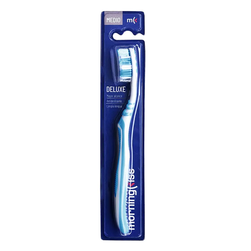 Cepillo Deluxe New Medio Morning Kiss - Cont. 1 Unidad