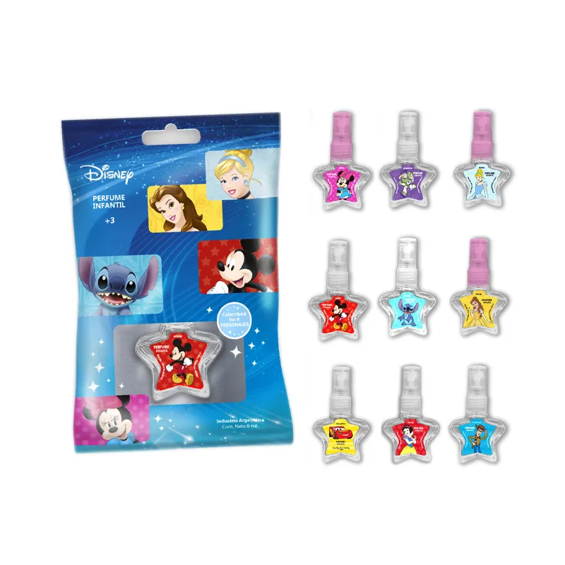 perfume infantil bolsa multipersonajes disney