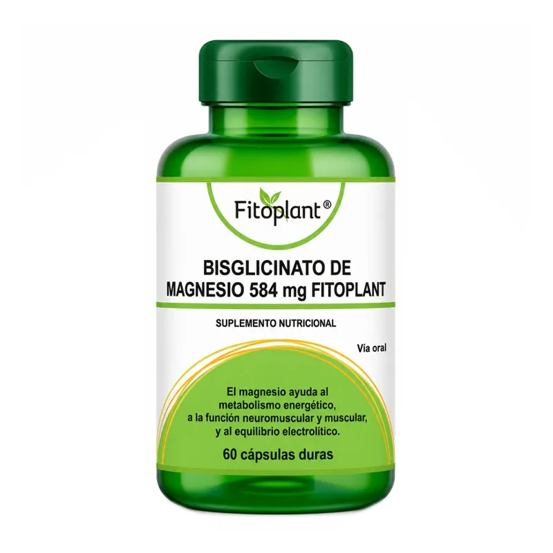 Bisglicinato de Magnesio 584 mg Fitoplant - Cont. 60 Capsulas