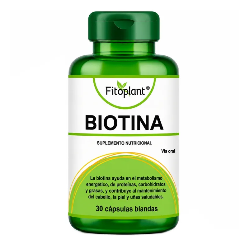 Fitoplant Biotina Suplemento Nutricional - Cont. 30 Capsulas