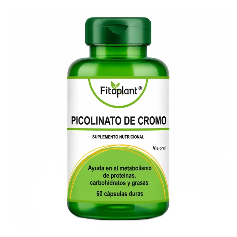 Picolinato de Cromo Fitoplant - Cont. 60 Capsulas