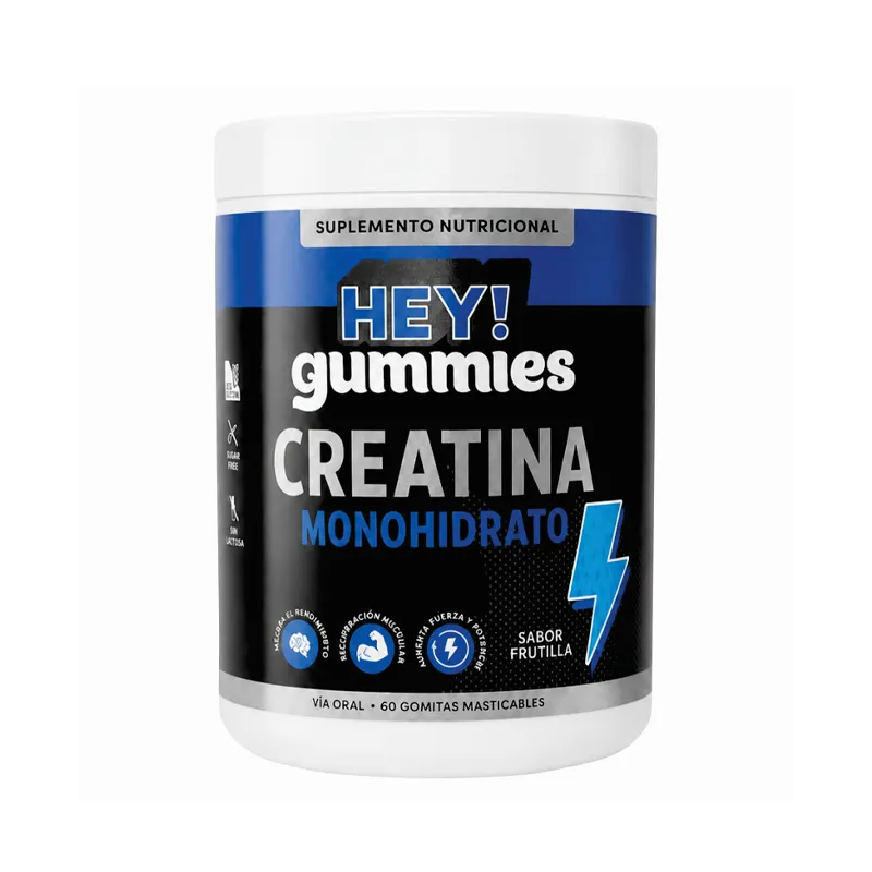 Hey Gummies Creatina Monohidratda Gomitas - Cont. 60 Unidades