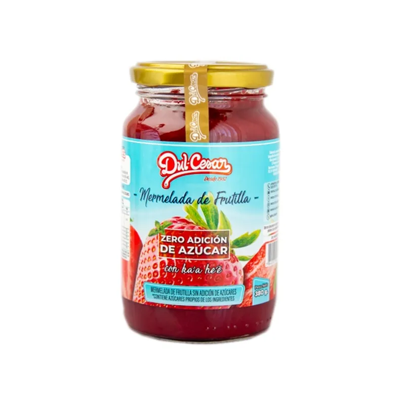Mermelada de Frutilla Zero Dulcesar - Cont. 380 gr