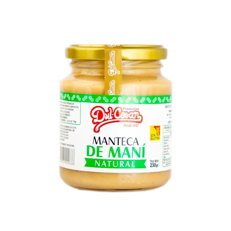 Manteca de Mani Natural Dulcesar - Cont. 230 gr