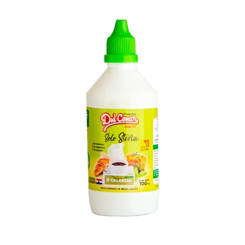 Edulcorante Solo Stevia Dulcesar - Cont. 100 mL