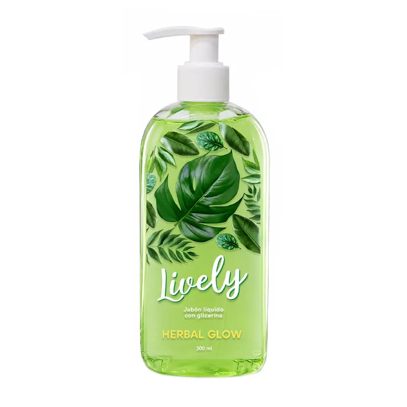 Jabon Liquido Para Manos Herbal Glow Lively - Cont. 300 mL