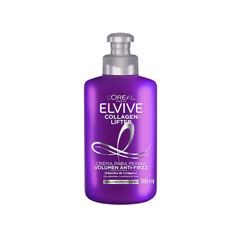 Crema Para Peinar Colageno Lifter Elvive - Cont. 300 mL