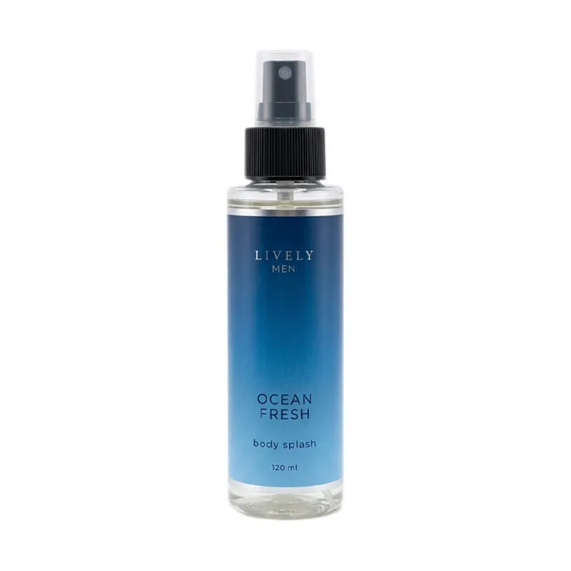 Body Splash Men Ocean Fresh Lively - Cont. 120 mL