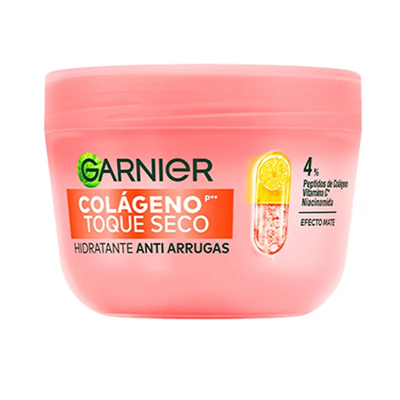 Hidratante Antiarrugas Toque Seco Colageno Garnier - 85 gr
