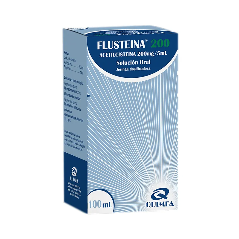 Flusteina 200 Acetilcisteina 200 mg - Cont. 100 mL