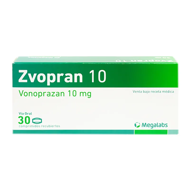 Zvopran Vonoprazan 10 mg - Cont. 30 Comprimidos Recubiertos