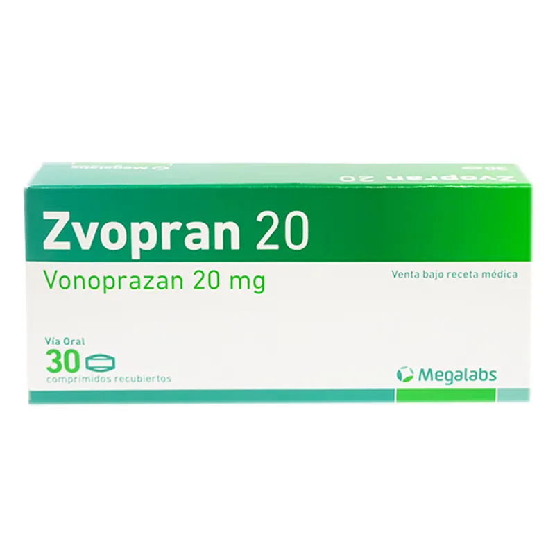 Zvopran Vonoprazan 20 mg - Cont. 30 Comprimidos Recubiertos