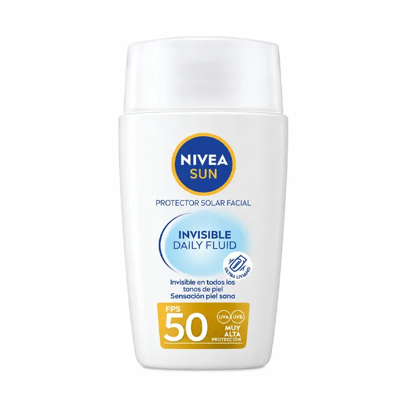 Protector Solar Sun Invisible Daily Fluid FPS50+ Nivea - 40 mL