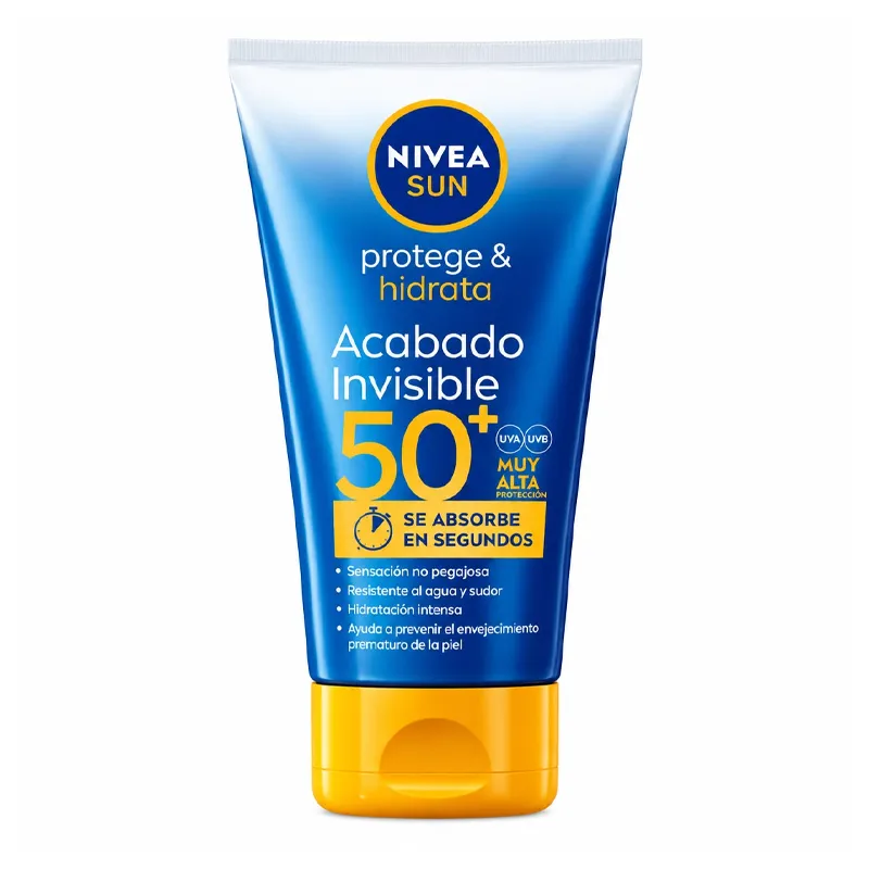 Locion Protector Hidratante FPS50+ Nivea Sun - Cont. 150 mL