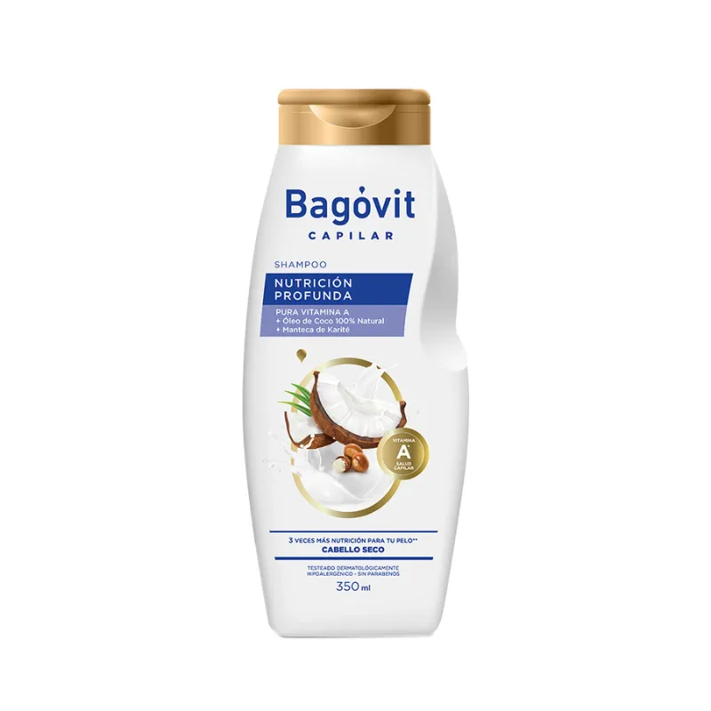 shampoo nutricion profunda bagovit capilar - cont. 350 ml