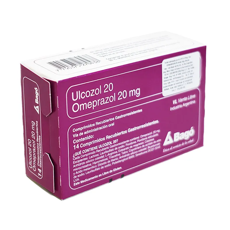 Ulcozol Omeprazol 20 mg - Cont. 14 Comprimidos Recubiertos