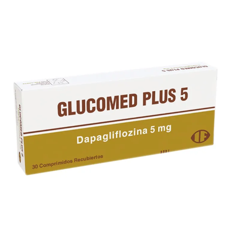 Glucomed Plus 5 Dapagliflozina 5 mg - Cont. 30 Comprimidos Recubiertos